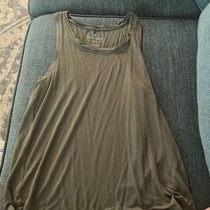 American eagle olive green tank top